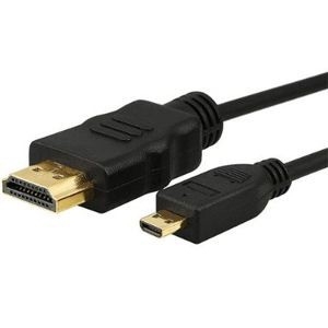 Кабел HDMI micro мъжки - HDMI A мъжки, 1.5m