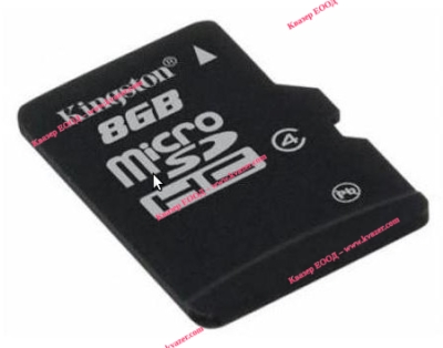 micro SD Card (SDHC) 8GB class 10 с SD адаптер Kingston