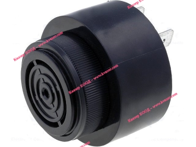 Пиезо зумер BZ-38 ф43 x 32mm с вътрешен генератор 90dB 2.90kHz 3 - 28V DC