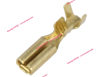 1670.05.00.9 Кабелен накрайник плосък 2.8mm, 0.5mm, женски, 0.3-1кв.мм., неизолиран