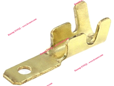 1677.05.00.9 Кабелен накрайник плосък 2.8mm, 0.5mm, мъжки 0.3-1кв.мм., неизолиран