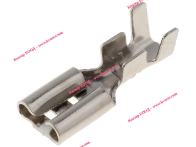 ST-004/3 Кабелен накрайник плосък 4.8mm, 0.8mm, женски, 0.5-2кв.мм., неизолиран