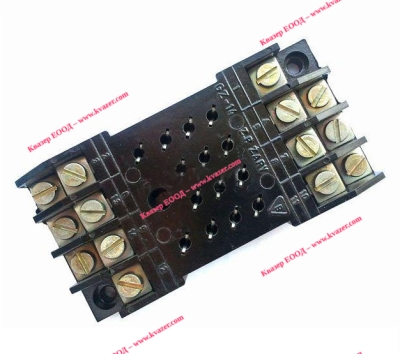Цокъл за реле GZ-14, 300VAC, 10А, 14pin, панелен