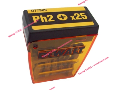 Комплект битове DeWALT DT7909 Ph2/25бр.