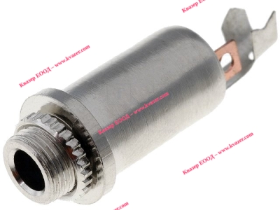 JC-114 жак стерео 3.5mm - женски, монтаж на панел