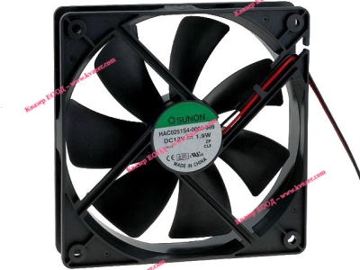 ВЕНТИЛАТОР DC 12V 120x120x25mm SUNON