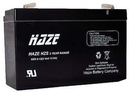 АКУМУЛАТОР HAZE 6V/12Ah 151/50/93.5mm