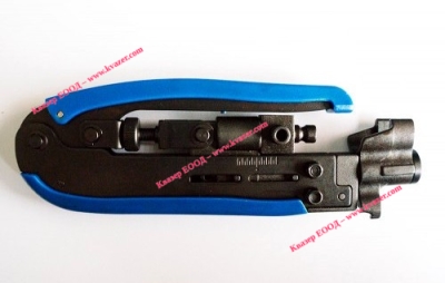 Клещи компресиращи за F- конектор RG6, RG11, BNC