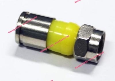 F - конектор за компресиране за RG6