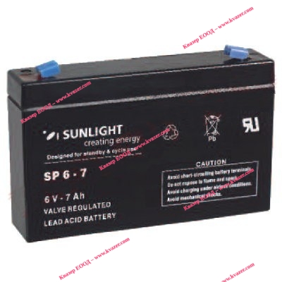 АКУМУЛАТОР SUNLIGHT SP-6-7 6V/7AH