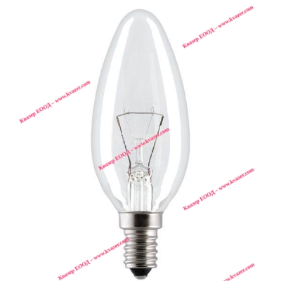 Миньонка прозрачна свещ  25W E14  NOVEX