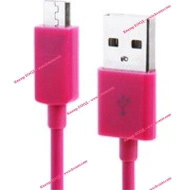 Кабел USB - micro USB 1 m. - цветен