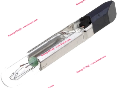 Лампа телефонна T6, 8F, 24V, 50mA, Стъкл.балон T2, ф6.8mm, L44mm