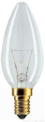 МИНЬОНКИ ПРОЗРАЧНИ TUNGSRAM E14/40W