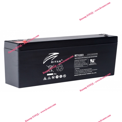 АКУМУЛАТОР RITAR 12V/2.3Ah 177.5/34/60mm