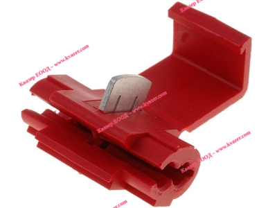 ST-100/R Съединител бърз конектор, 0,5-1,5mm2, IDC, разклонителен, червен