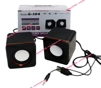 Компютърни тонколони COMP SP 2.0 MINI SPEAKER CUBE Black