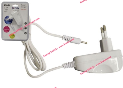 Зарядно EKA-42Q 220V, 2.1A с накрайник за таблет