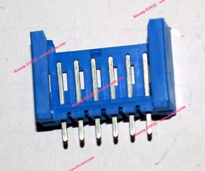 0826374-6 СЪЕДИНИТЕЛ ЕДНОРЕДОВ 1x6 PIN 2.54mm