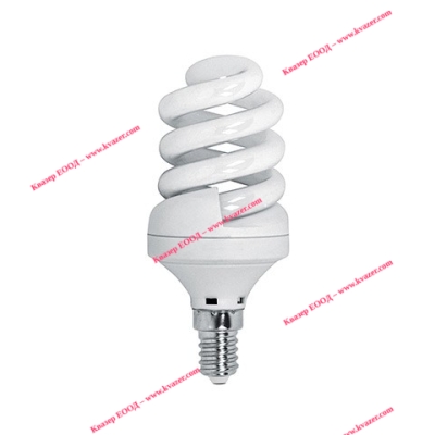 HL8811 Компактна луминисцентна лампа спирала 12W E14 6400K T3 FL