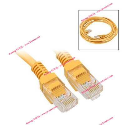 LAN Patch кабел CAT5e UTP 20m RJ45-RJ45, жълт IT-CAB 20PAC
