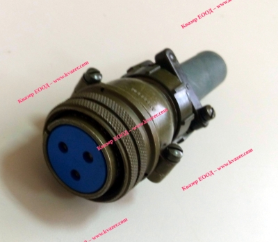 Кръгъл женски съединител 3pin MS3106B22-2S + 3420-12