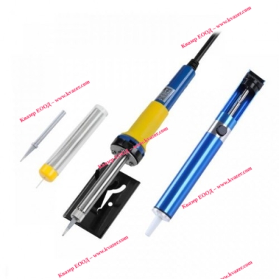 ZD-920B комплект поялник 40W 220VAC + вакуум помпа и принадлежности