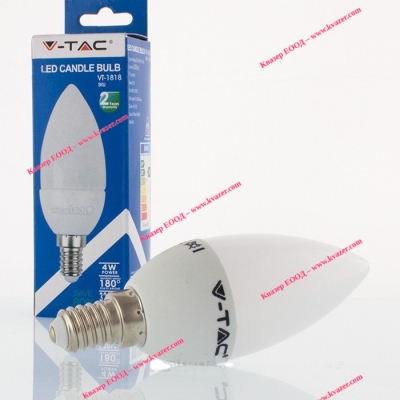VT-1818 LED ЛАМПА СВЕЩ 4W E14 4500K 320lm 220-240V