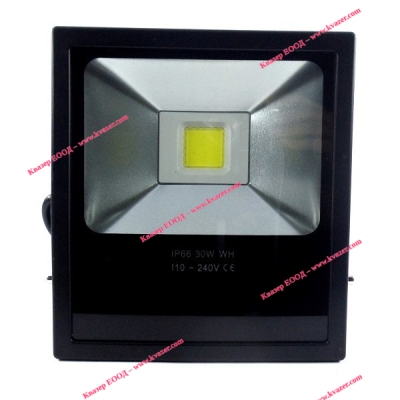 Светодиоден прожектор YCG 30W AC110V-240V IP66 бял