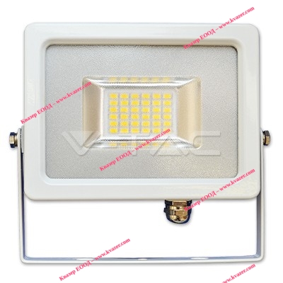 20W LED Прожектор SMD Бяло Тяло 6000K