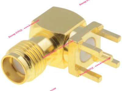 RF2-03-T-00-50-G, SMA гнездо, женско Г-образно 90°