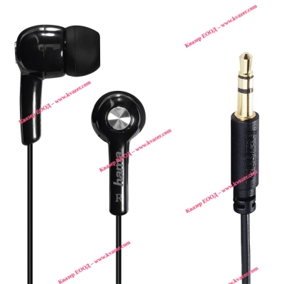 Слушалки hama In Ear Basic черни