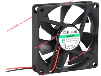ВЕНТИЛАТОР DC 12V 70x70x15mm SUNON