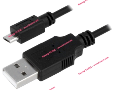 Кабел USB - micro USB 0.6m LOGILINK никелиран, 30 AWG