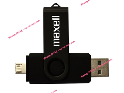 OTG флаш памет Maxell DUAL 32GB micro USB + USB