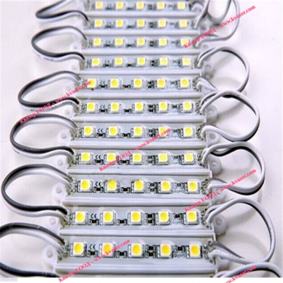Светодиоден модул 5 LED, 0.7W, 12VDC студено бяла светлина