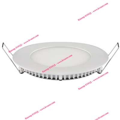 056-003-0006 LED SMD ПАНЕЛ 6W 270Lm 2700K Ф120мм IP20 220-240V БЯЛ
