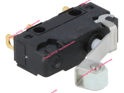 V4NCT7AR1 Микропревключвател с лост (с ролка), SPDT, 5A/250VAC, ON-(ON)