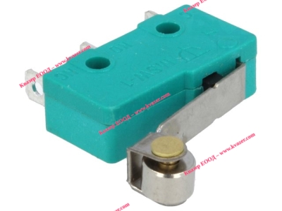 WLK-4MINI Микропревключвател, с лост (с ролка), SPDT, 5A/250VAC, ON-(ON)