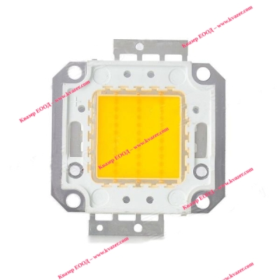 Мощен светодиод /LED чип 30W топло бяло