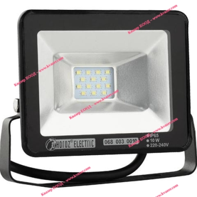 068-003-0010 Светодиоден прожектор SMD LED 10W 500Lm 6500K IP65 220V черен