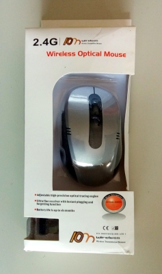 Безжична оптична мишка 2.4GHz 500/1000dpi 5 бутонна No. 10022