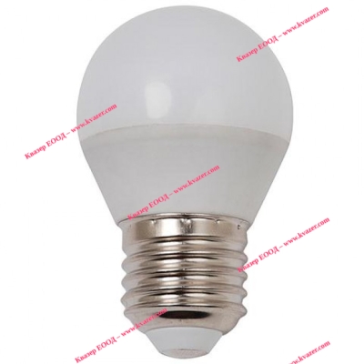 001-005-0006 LED ЛАМПА топче 6W E27 P45 4200K 480 lm E14 220-240V