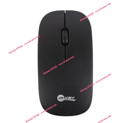 Мишка (жична) JeWAY JM-1121 USB черна (1600dpi)