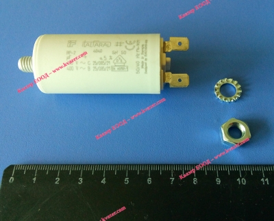 3D 4uF 450V работен кондензатор тип MKP с изводни пера