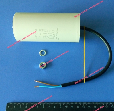 4D 80uF 450V работен кондензатор тип MKP с кабел