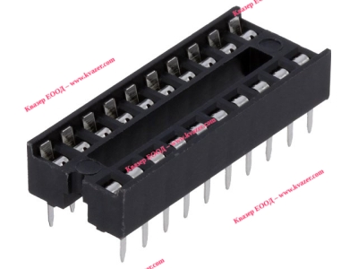 ЦОКЪЛ ЗА ИС 20 PIN, DIP 7.62mm THT растер 2.54mm