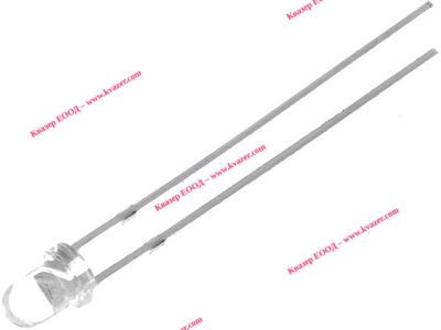 Светодиод 3mm бял 4900-6300mcd 25° WW03A3SWQ4-N2
