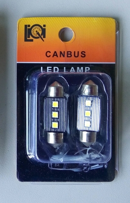 АВТОМОБИЛНА LED ЛАМПА CANBUS C62 2бр