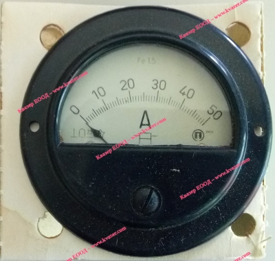 Амперметър 0-50A DC Ф65мм 3М31